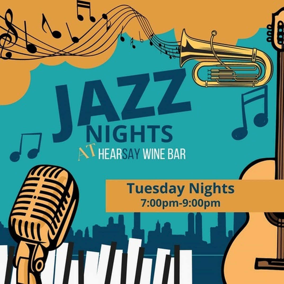 Live Music Jazz Nights at Hearsay Wine Bar Jan 14, 2025